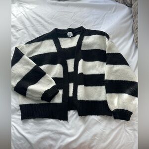 Francesca’s striped cardigan